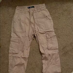 Men's Beige Cargo Pants
